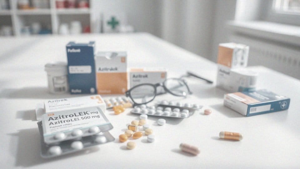 Jakie interakcje z innymi lekami mogą wystąpić przy stosowaniu AzitroLEK 500 mg?