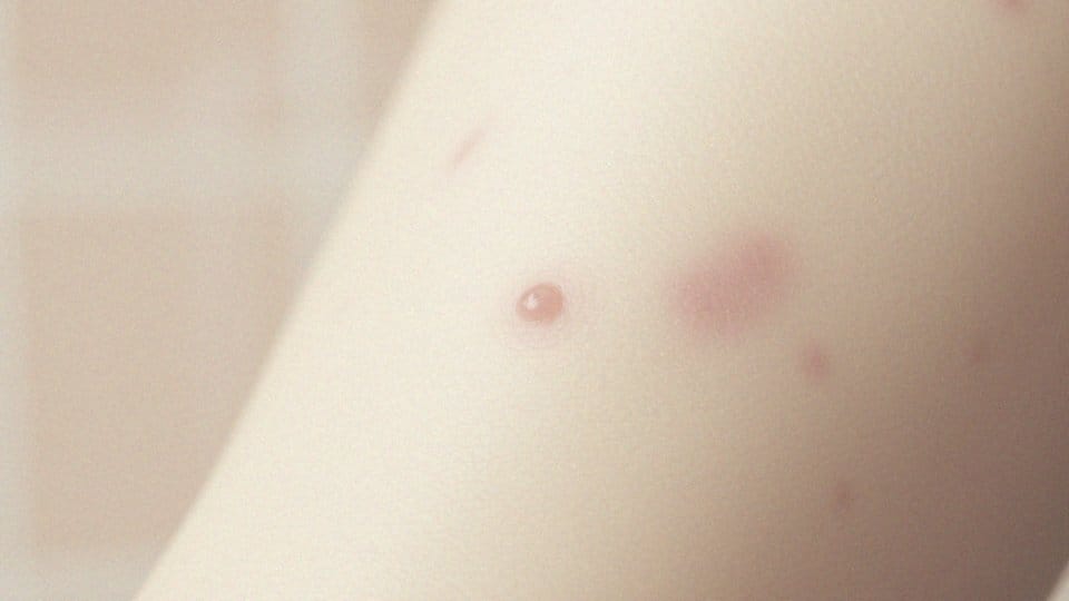 Jakie zmiany skórne mogą być związane z czerwonymi kropkami?