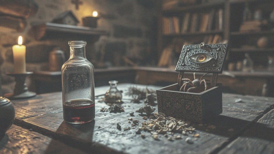 W jaki sposób sfermentowane oko pająka jest używane w miksturze spowolnienia?
