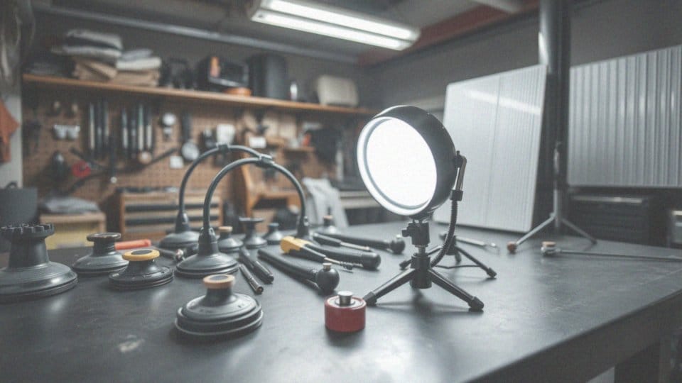 Jakie akcesoria przydają się podczas pracy z lampą PDR?