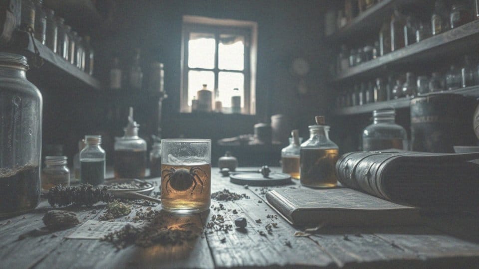 Jak sfermentowane oko pająka wpływa na miksturę szkody?
