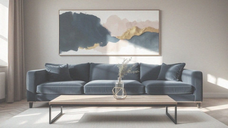 Jakie dekoracje będą idealne do wnętrz utrzymanych w tych kolorach?