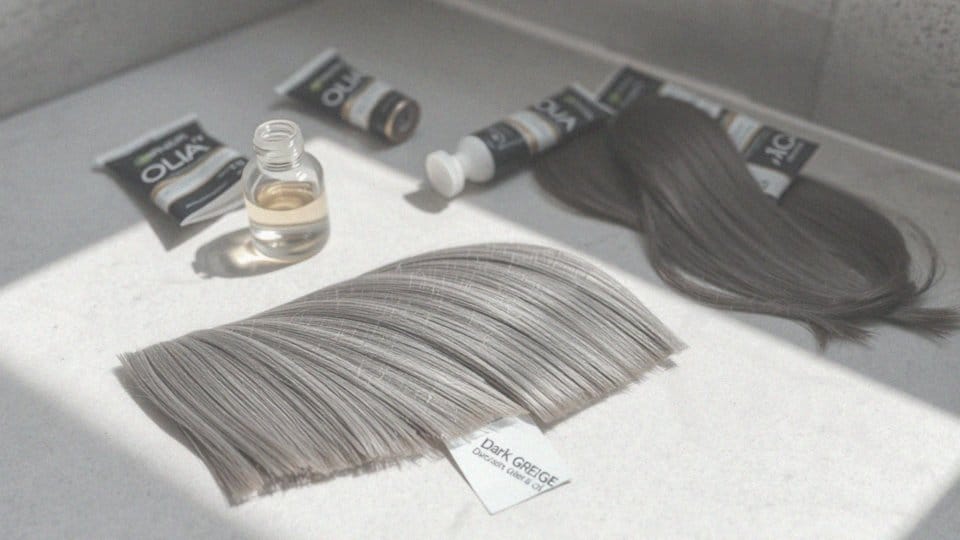 Olia ciemny greige – efekty koloryzacji i pielęgnacji włosów